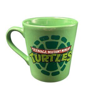 TMNT Teenage Mutant Ninja Turtle Turtle Power Green Coffee Cup Mug Viacom 2014